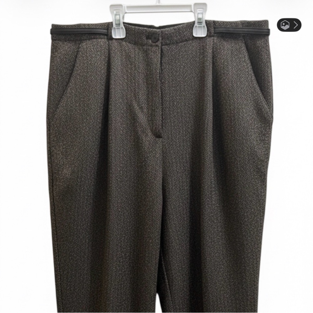 Vintage Norton McNaughton Women's Dark Brown Trousers